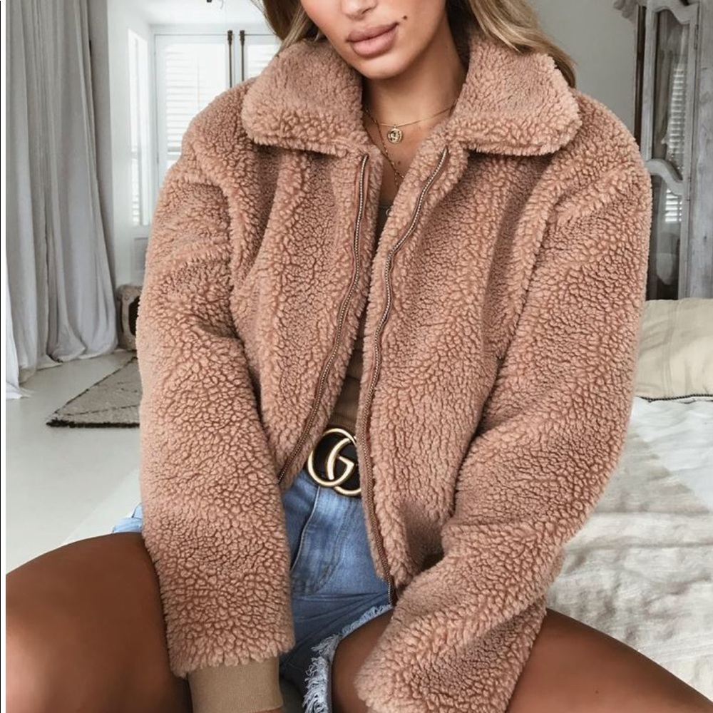 NEW!! Tiger Mist Teddy Jacket (sold out online)
